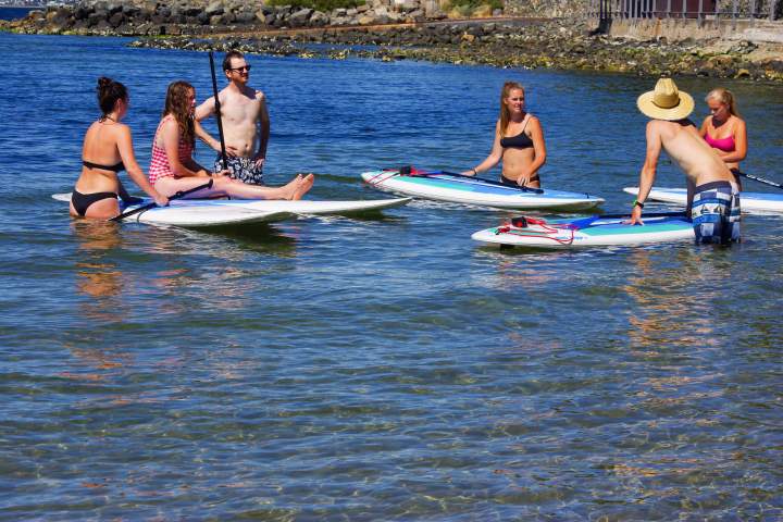 Group of people in the water